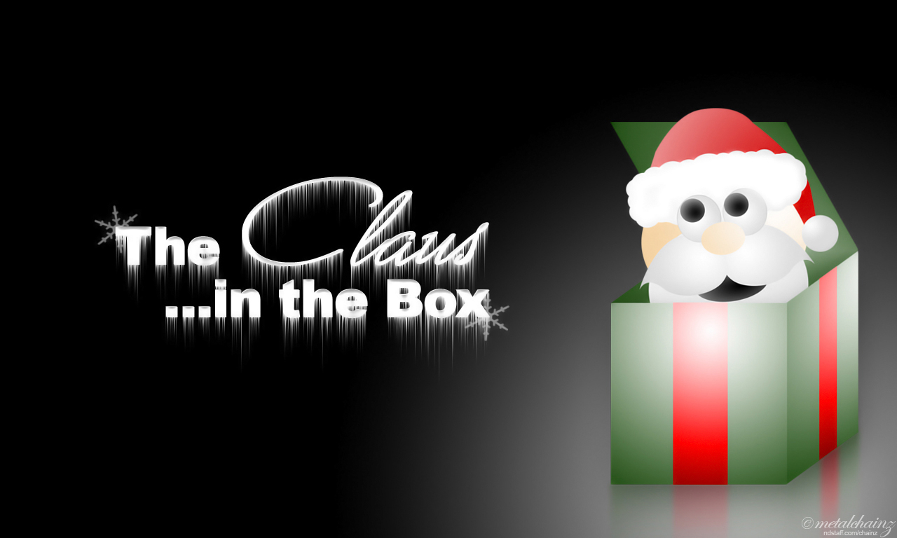 claus in the box