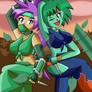 Ninja Shantae and Rottytops