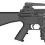 Integrally suppressed M16A3