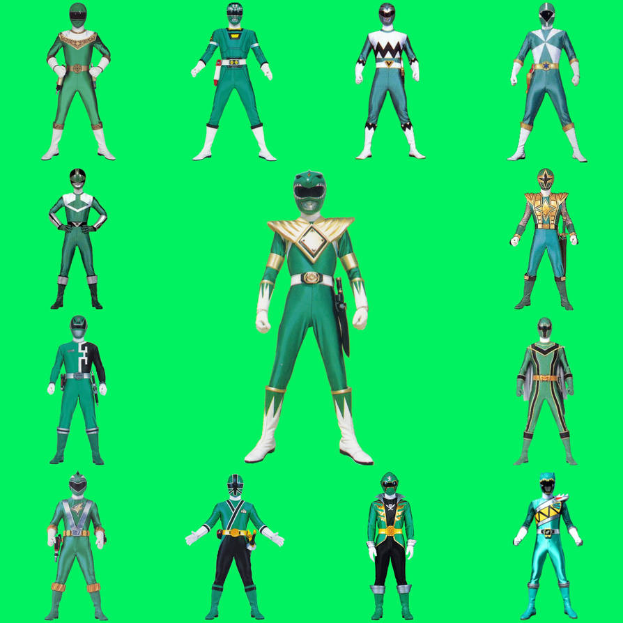 Green Rangers by MissLadyQueenRanger on DeviantArt