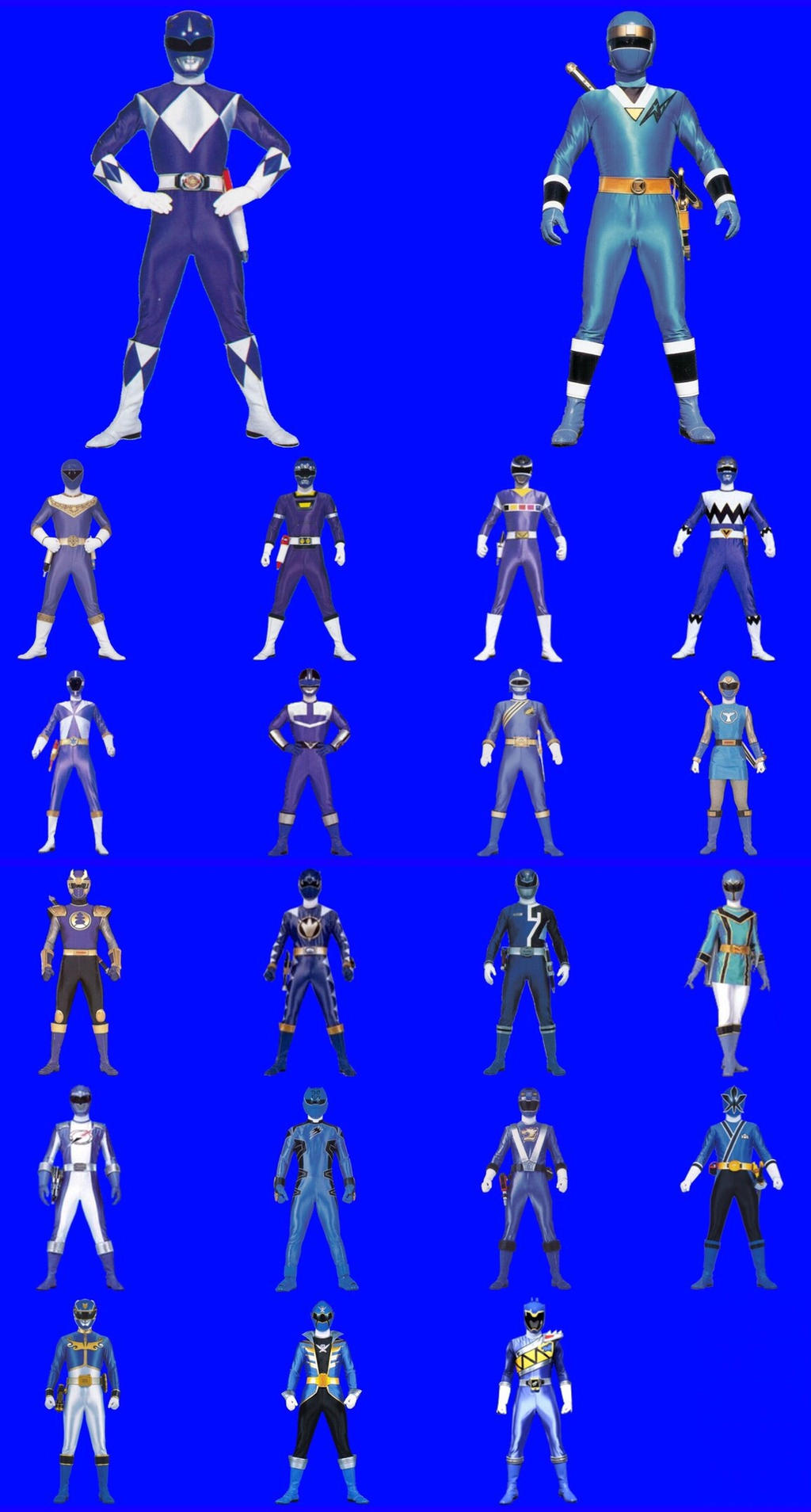 Blue Rangers by MissLadyQueenRanger on DeviantArt