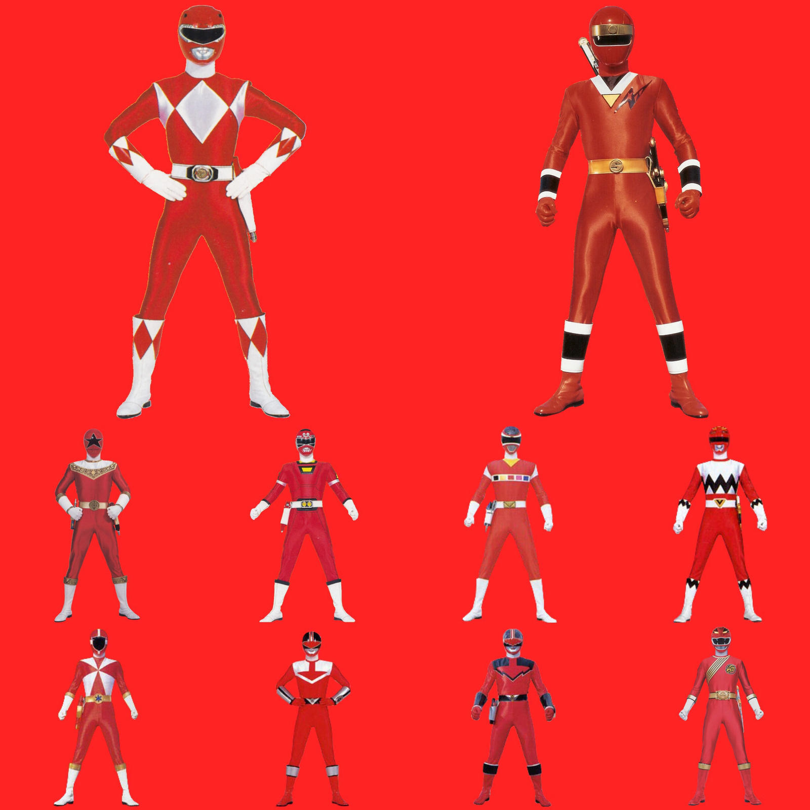 Forever Red Rangers by MissLadyQueenRanger on DeviantArt