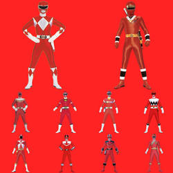 Forever Red Rangers