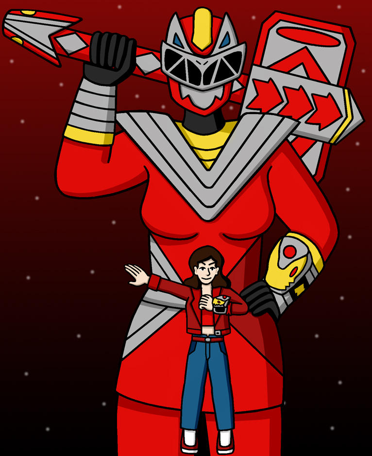 Cosmic Fury Red Ranger - Amelia Jones by neverarguewithafish on DeviantArt