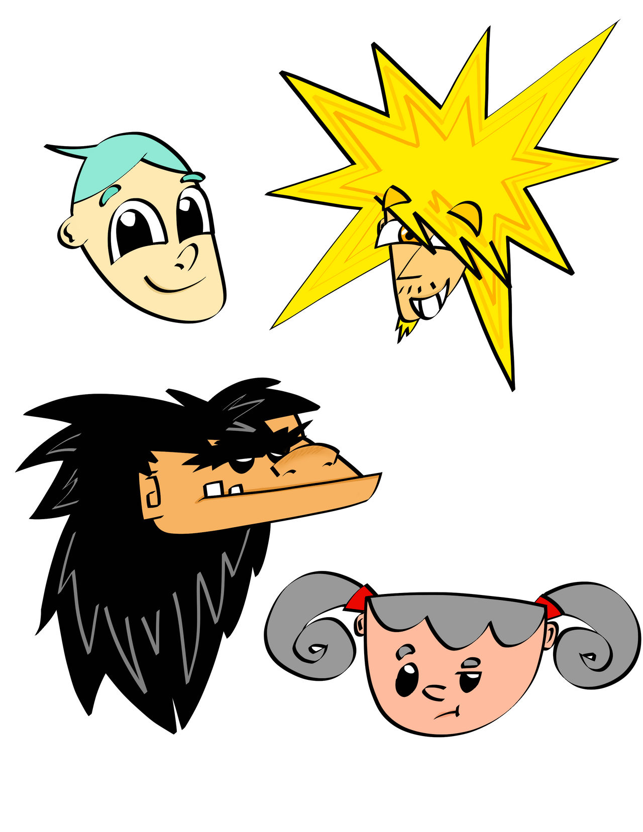 Shell Gang The gang as humans by DarkShellStar on DeviantArt