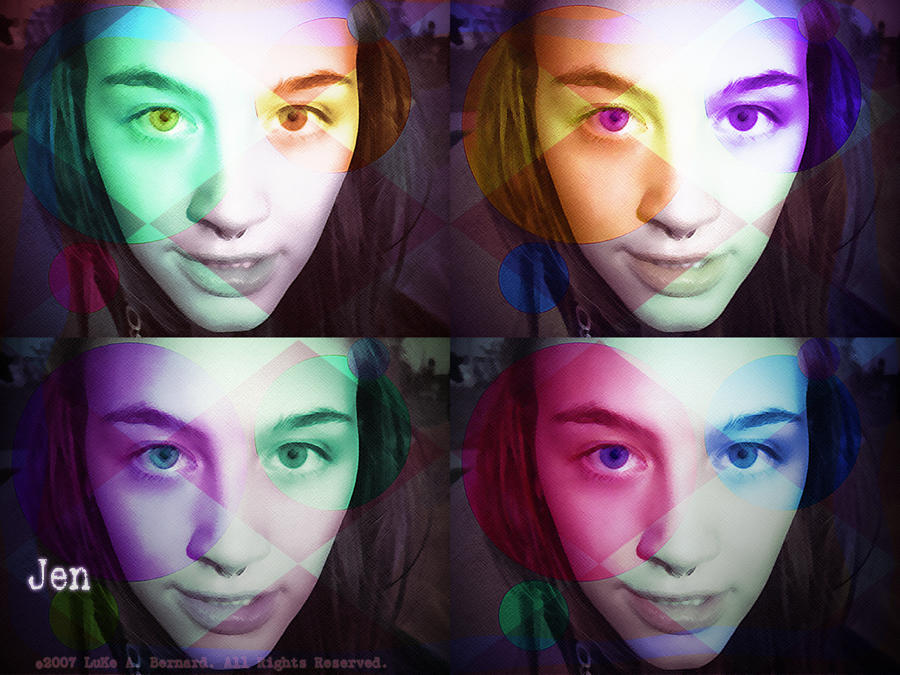 Jen: Pop Art by Ibanez-bassist-5 on DeviantArt