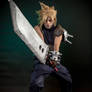 Me cosplaying Cloud Strife