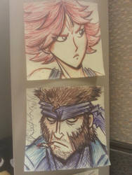Post It Notes! Meryl Silverburgh and Solid Snake!