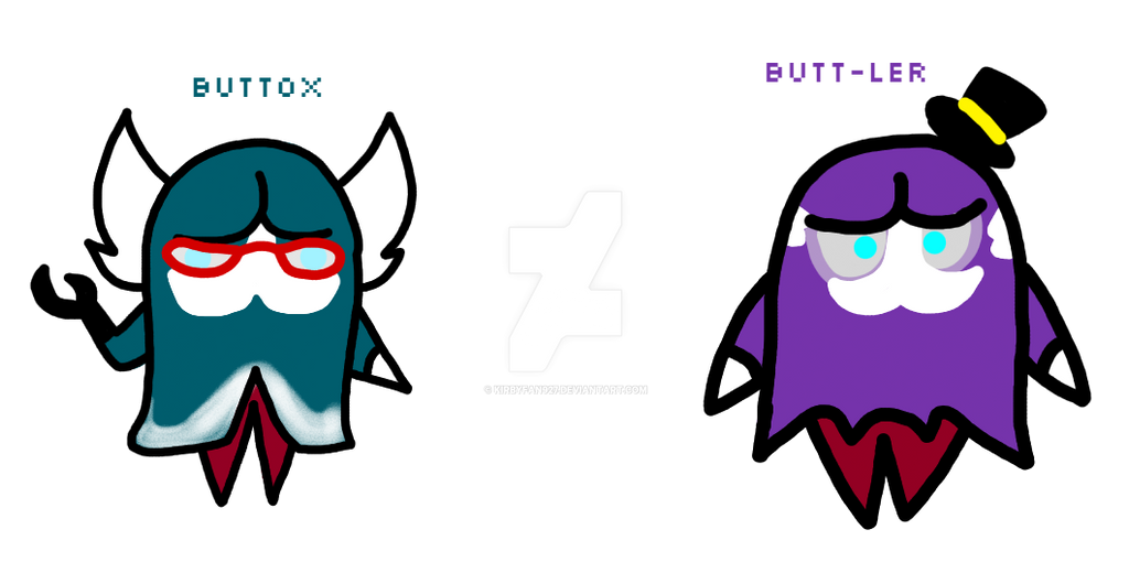 Butler Patga PATGA butt-twins in my style by kirbyfan927 on DeviantArt