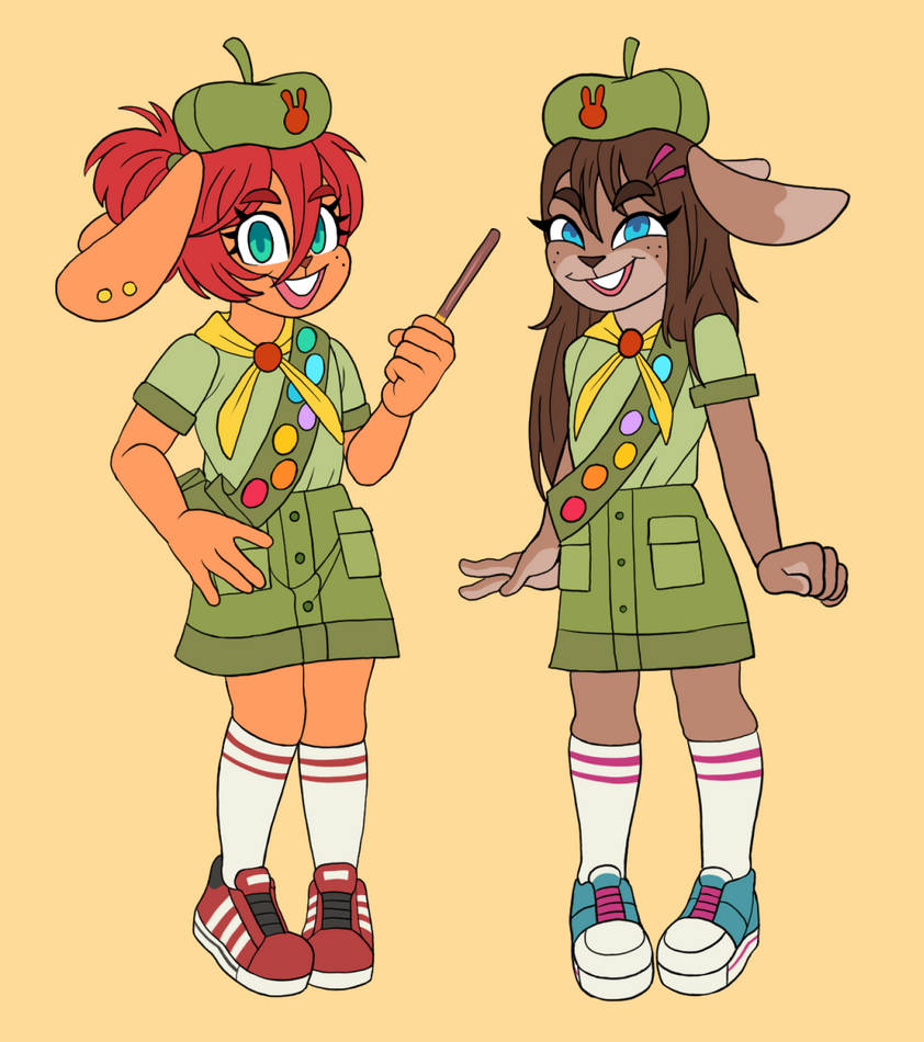 Bean Scout Rabbits Bunny scouts by PonehAnon on DeviantArt
