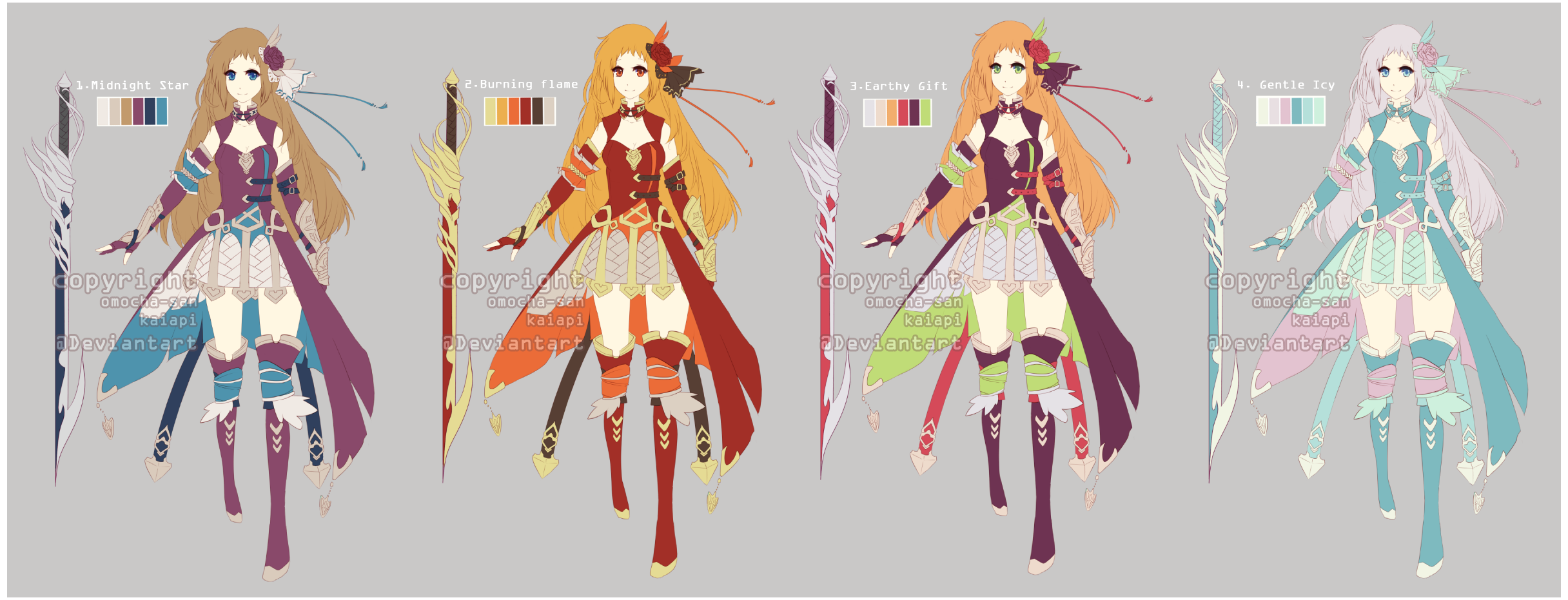 36 hour adopt: Fantasy Sword Girl Auction [ClOSED]