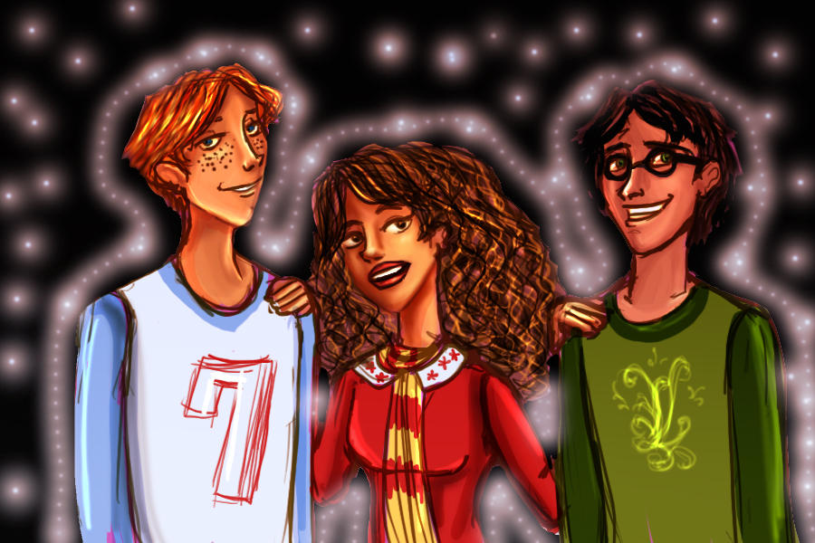 ultimate fandom : the trio by trishna87 on DeviantArt