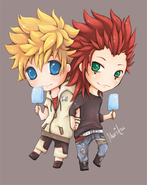 Roxas and Axel Chibi