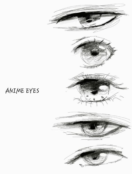 Anime Eye Reference Doodles! by AaragonNega on DeviantArt