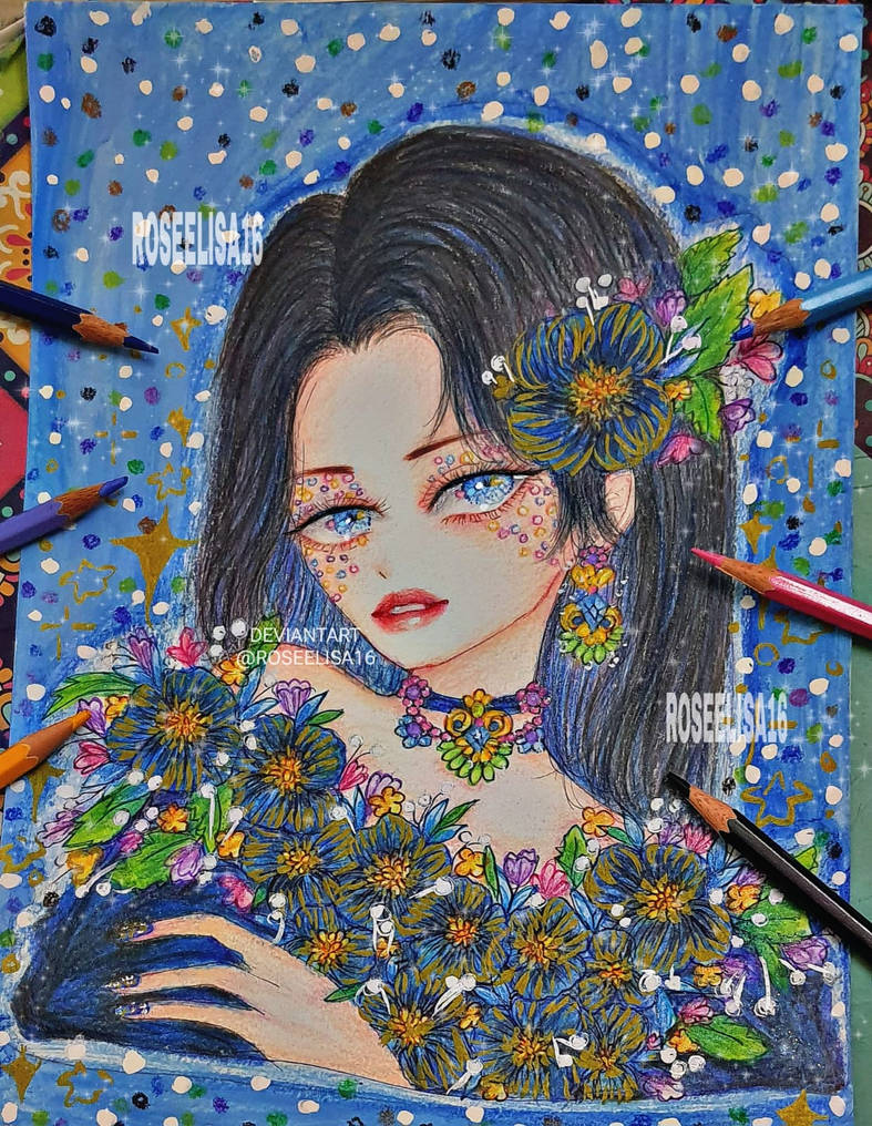 Lady Blue by ROSEELISA16 on DeviantArt