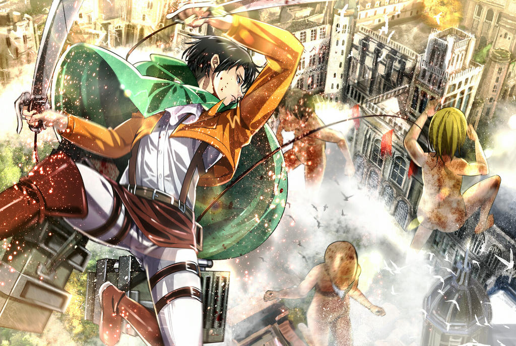 Shingeki no Kyojin by sloyuna