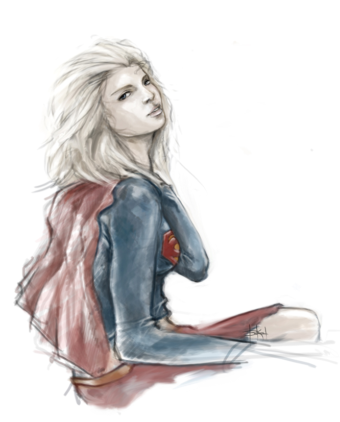 Supergirl sketch