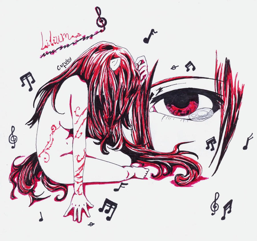 Elfen Lied Fanart Lilium By Curubysorai On Deviantart Elfen Lied Fanart Lilium By Curubysorai On Deviantart