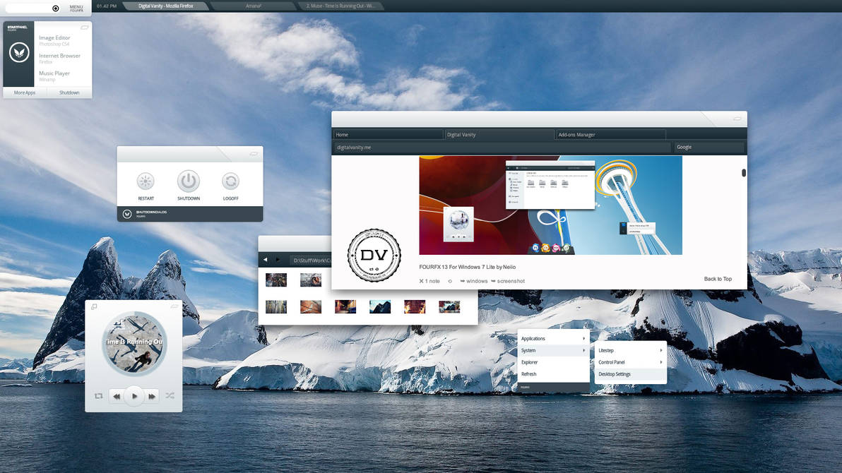 Litestep Linux FOURFX 13 for Litestep by cathycatchy on DeviantArt