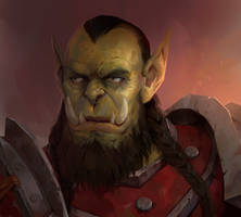 Old Orc Warrior (commission work)