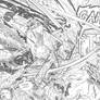 Megatron 'Pathetic' double page spread 6-7 pencils