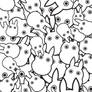 Totoro Pattern Wallpaper