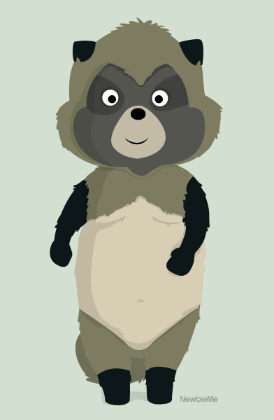 A Tanuki from Pom Poko