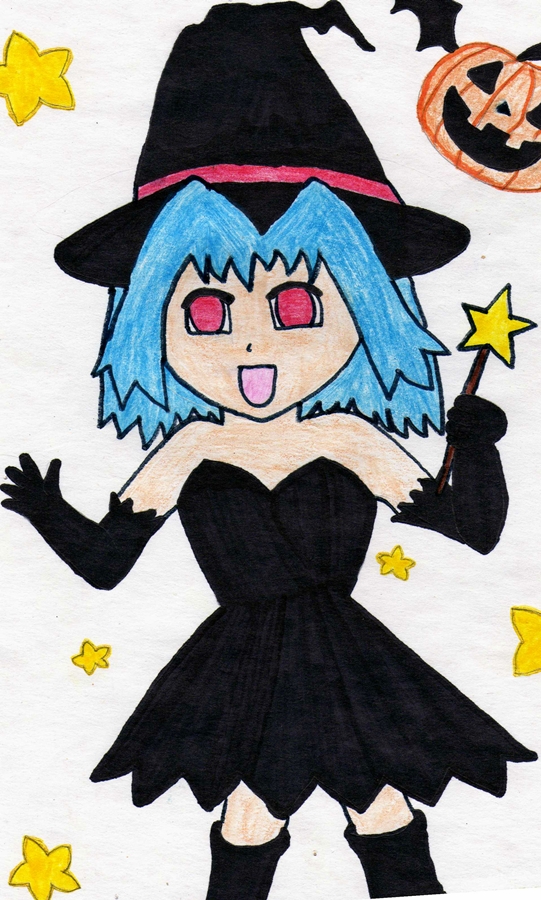 Chibi Halloween Witch