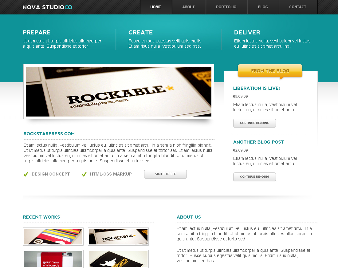 Nova HTML-CSS Theme by bestofthemeforest on DeviantArt