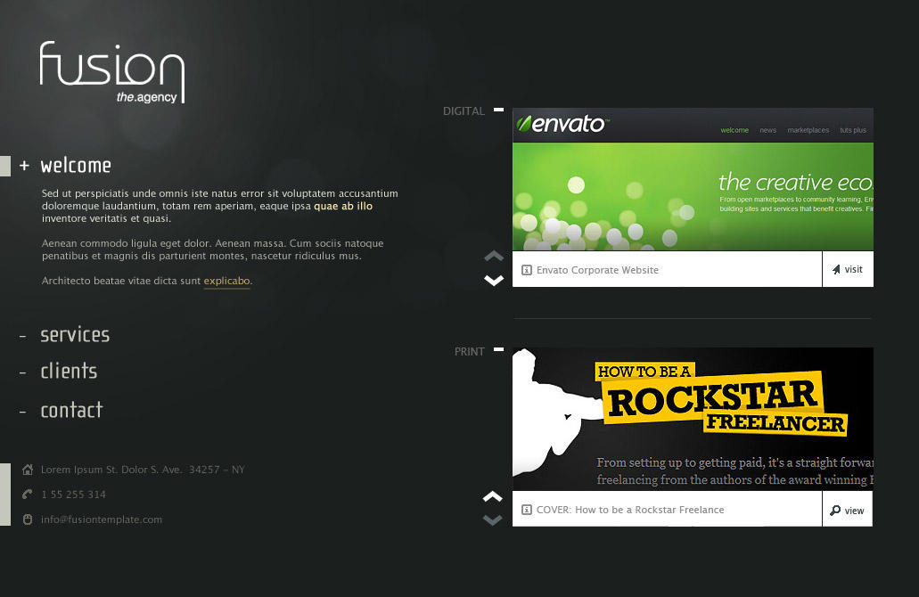 Fusion HTML-CSS Theme by bestofthemeforest on DeviantArt