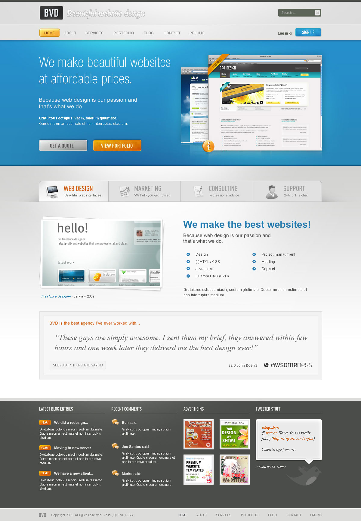 BVD WP Theme