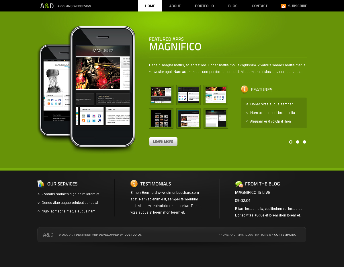 AD HTML CSS by bestofthemeforest on DeviantArt