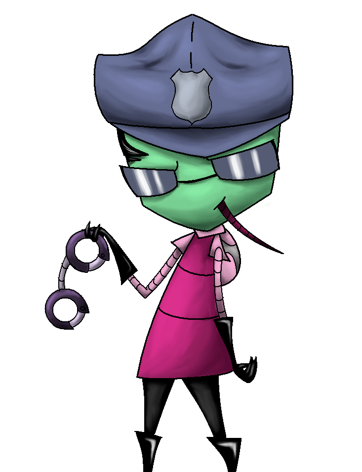 Policeman Zim colored by LylatInvader