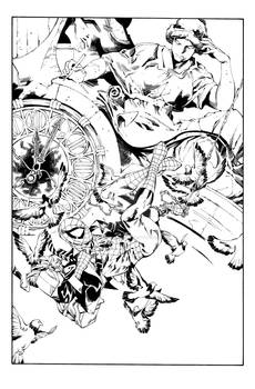 Inks over Olivier Coipel