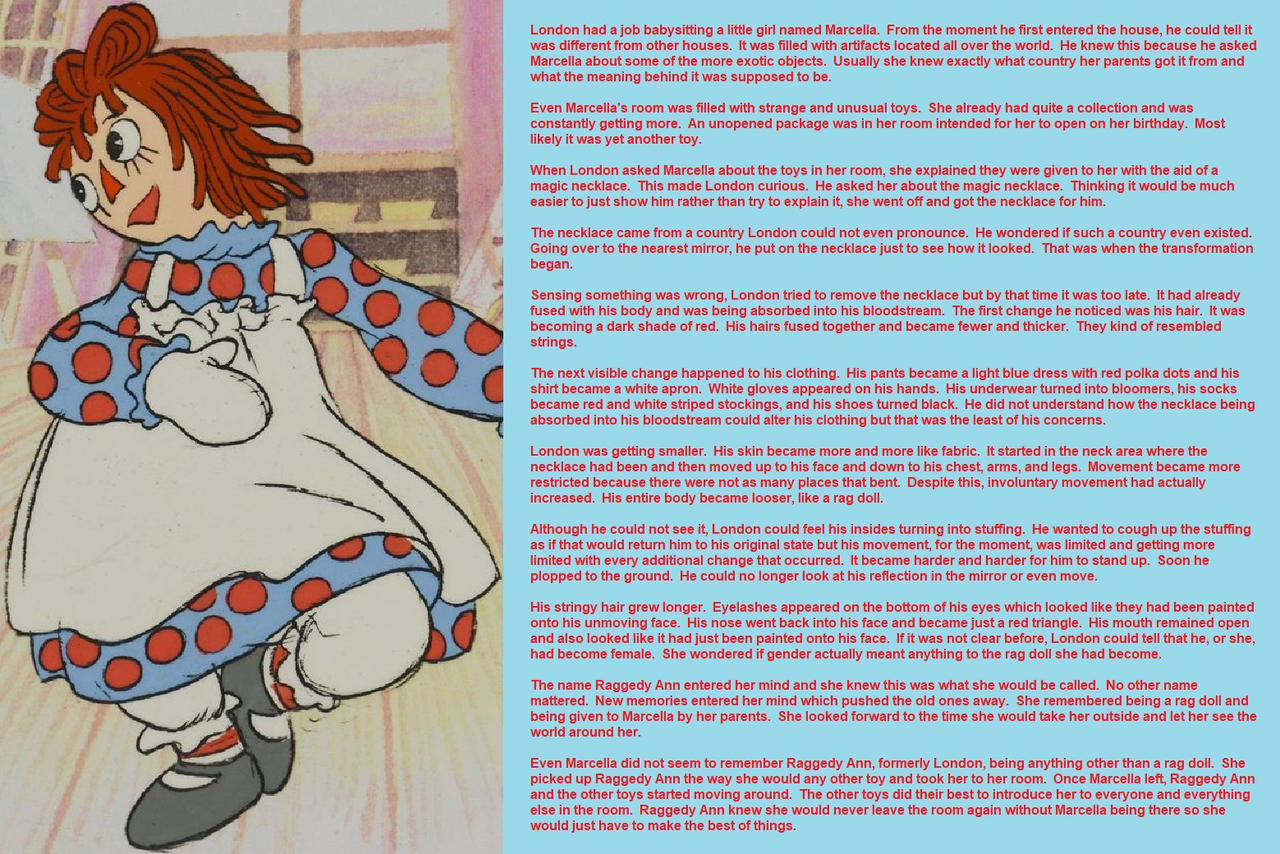 Raggedy Example Raggedy Ann Transformation by Code-Name-Chloe on DeviantArt