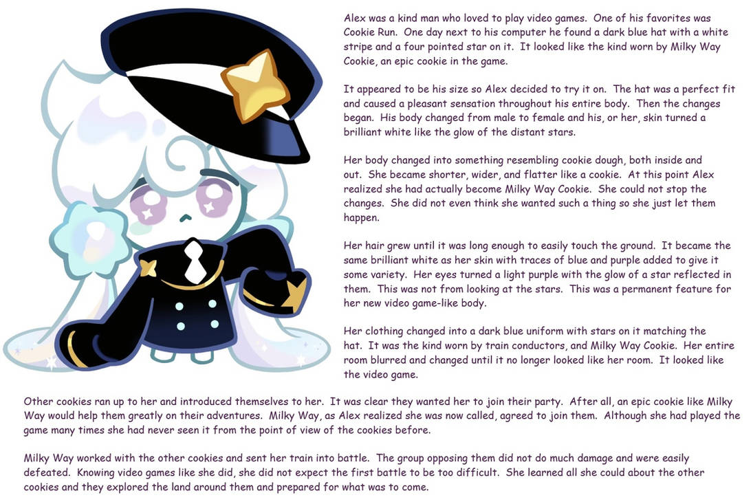 Milky Way Cookie Transformation by Code-Name-Chloe on DeviantArt