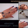 Arachne (bracelet + ring)