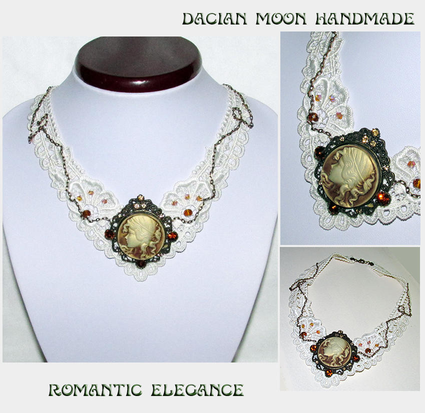 Romantic Elegance necklace by NessaSilverwolf