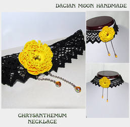 Chrysanthemum necklace