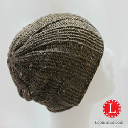 Loom Knit Rib Stitch Hat by LoomaHat