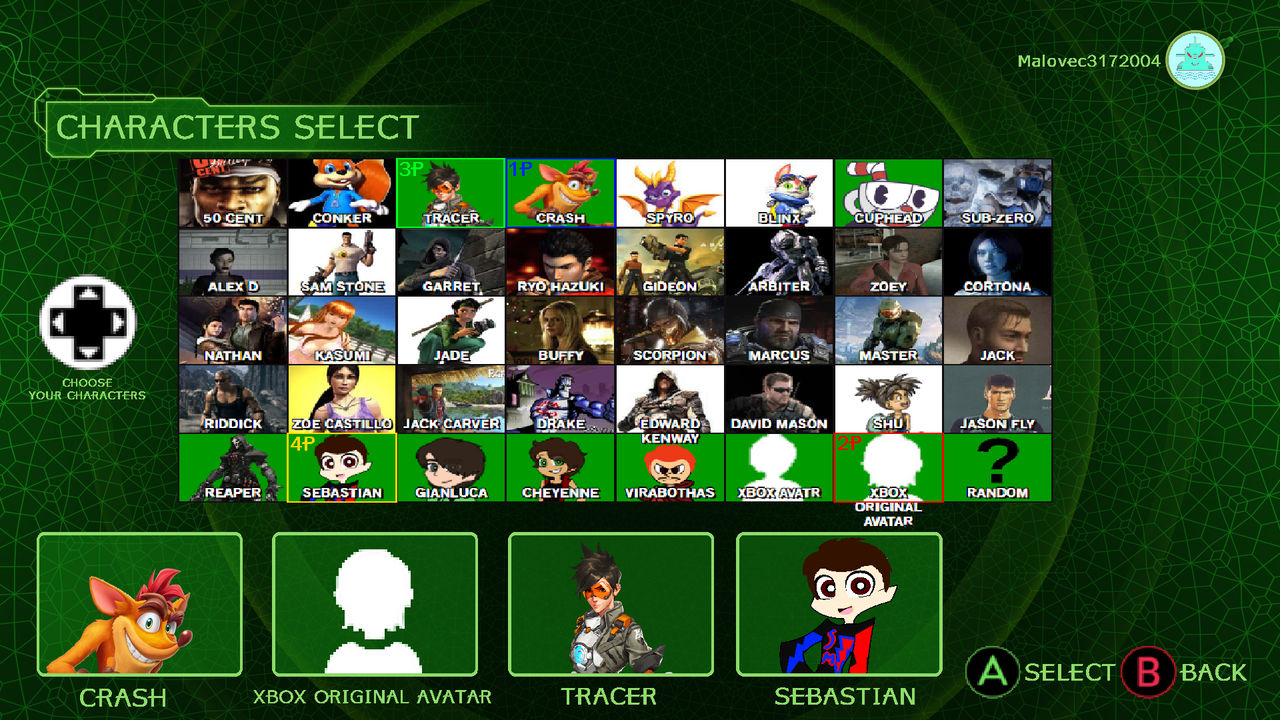 Xbox Fight-Hibbiton Roster (FANMADE) by se2ba4st6ia8n12 on DeviantArt