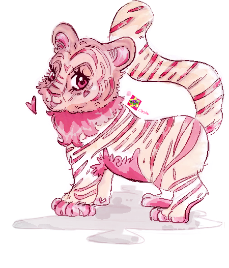 pink tiger pagedoll by Cipple on DeviantArt pink tiger pagedoll by Cipple on DeviantArt