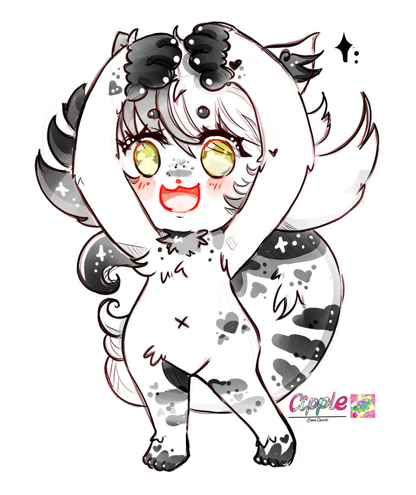 Chibi furry commission by Cipple on DeviantArt