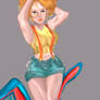 Misty realistic style