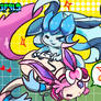 Love Sylveon X Glaceon By Cipple Ddvgrgs