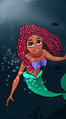 HALLE BAILEY as ARIEL fanart