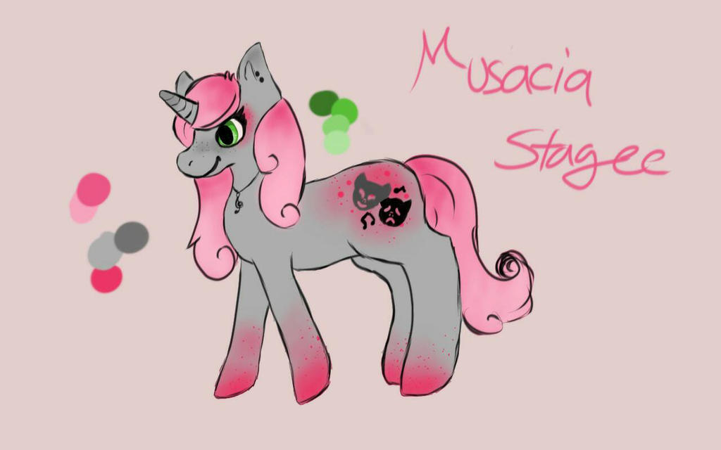 Musicians Stagee Oc mlp gift by FoxbrushCreations on DeviantArt