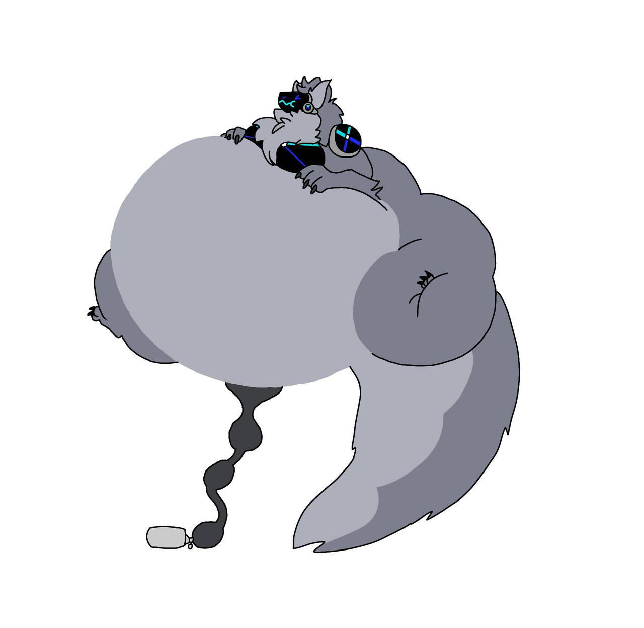 Deviantart Inflation Itchy He inflation by kdkdscp000 on DeviantArt