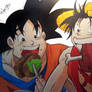 Goku and Luffy