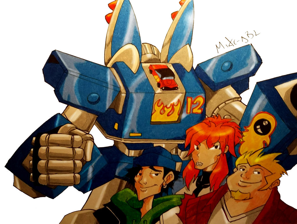 Megas XLR and crew by MikeES on DeviantArt.